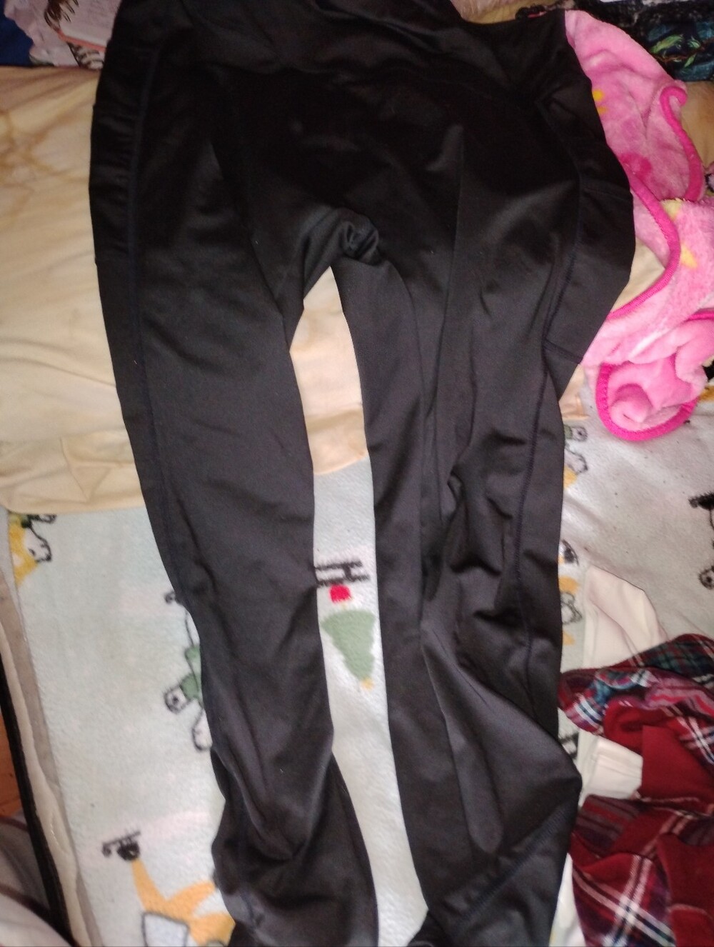 Plus Size Black Stretch High-Waist Leggings